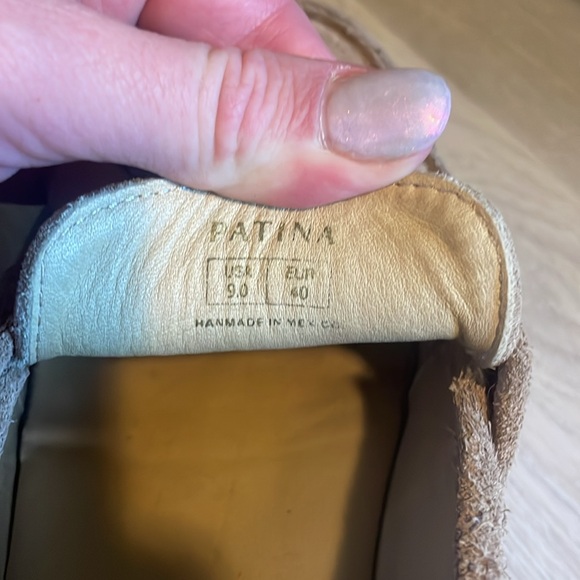 Portland Leather Goods, Patina Zoe Chunky Suede Loafers, size 9 - Picture 4 of 5